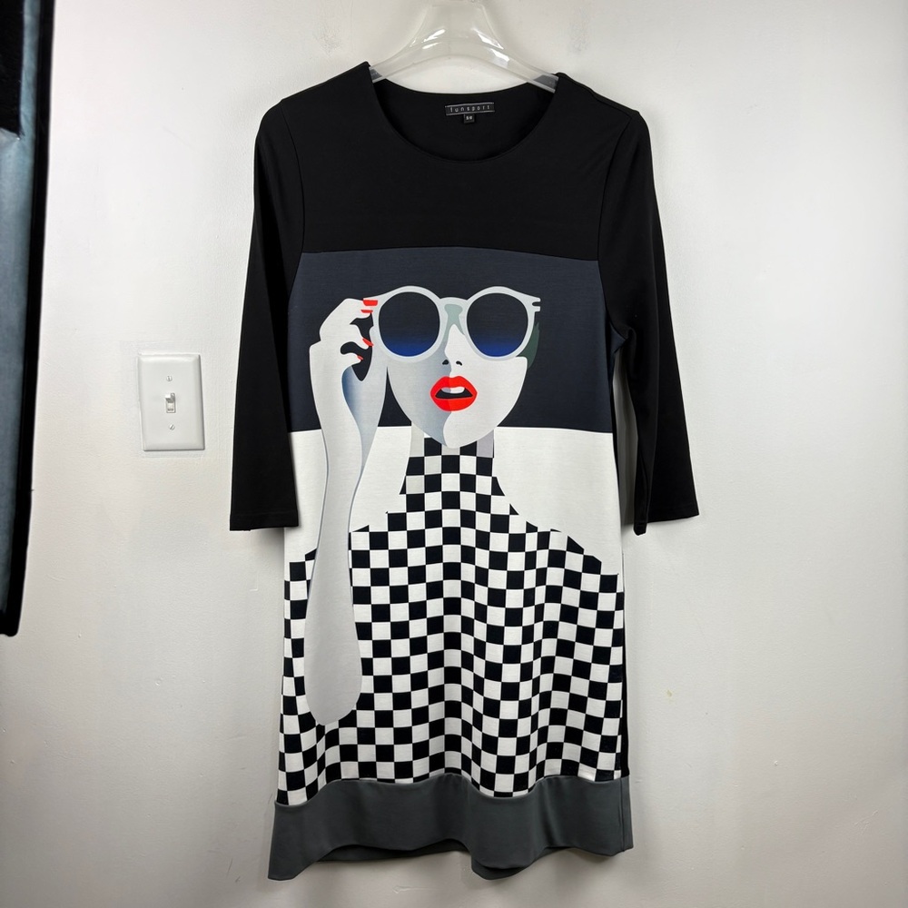 Tracy Reese Black and White Graphic Dress